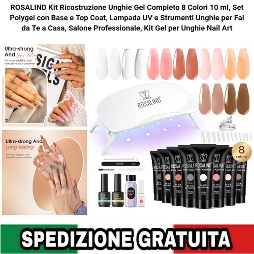 Kit ricostruzione unghie gel - kit, 8